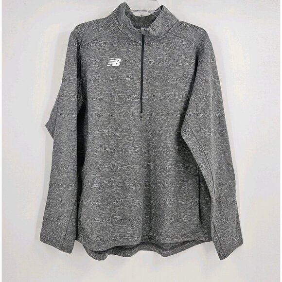 New Balance Other - SOLD New Balance Mens Sz 2XL Athletic Long Sleeve Gray Half Zip Pullover Jacket